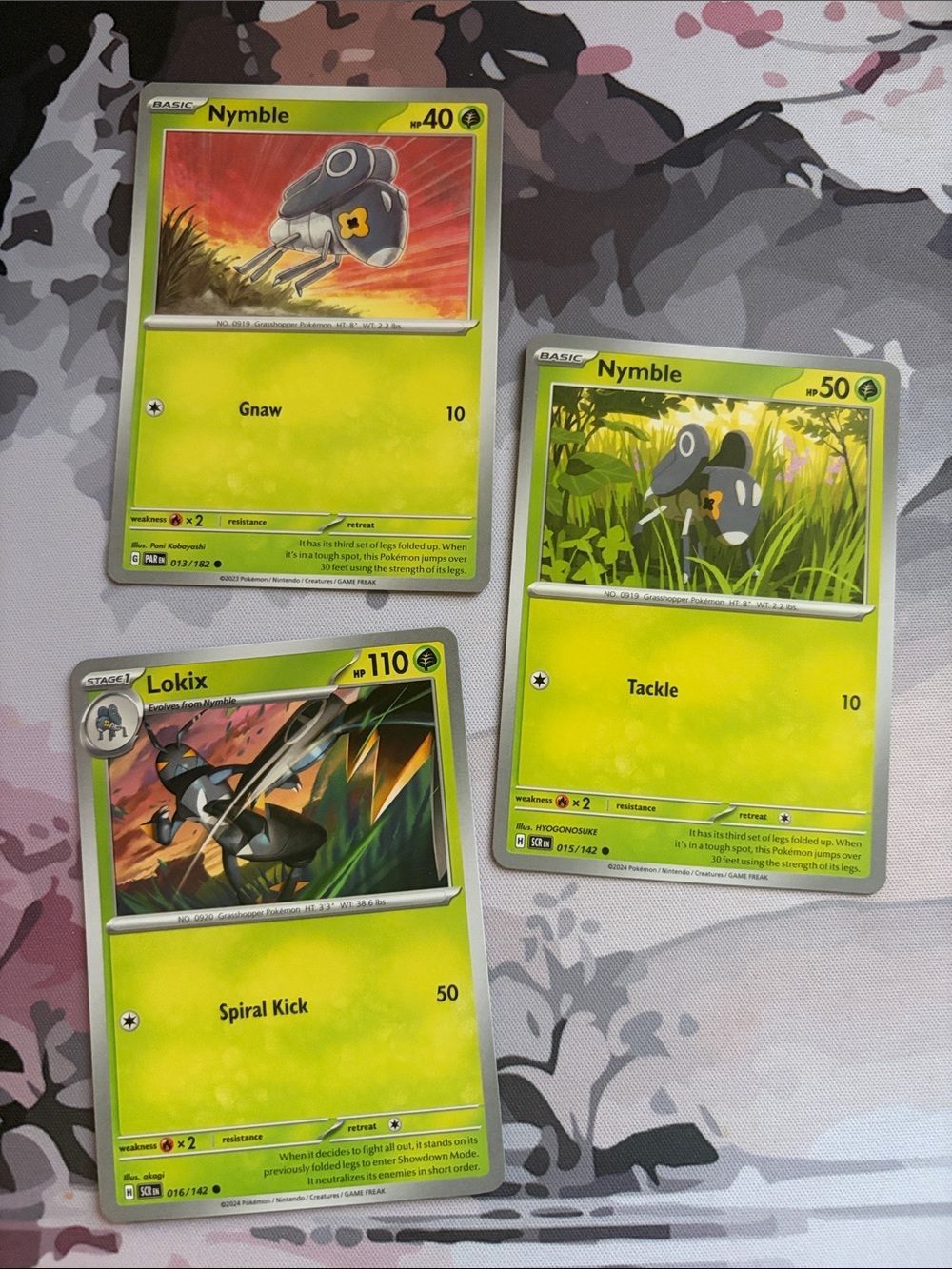 Nymble & Lokix Evolution Collection Lot | 3 Pokémon Cards | ✨5/$25✨